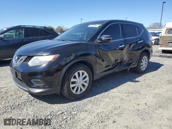 2015 Nissan Rogue S with VIN KNMAT2MT7FP578544, listed as a Copart auction lot 48257265 with 209,632 mi miles and Salvage Title. Bid and sale history available at DreamBid. Image 1.