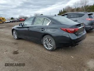 2023 Infiniti Q50 Luxe with VIN JN1EV7BR1PM543584, listed as a Copart auction lot 53582905 with Not provided miles and Clean title. Bid and sale history available at DreamBid. Image 2.
