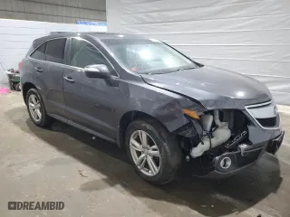 2015 Acura RDX Tech Pkg with VIN 5J8TB4H52FL025764, listed as a Copart auction lot 49716525 with 126,005 mi miles and Salvage Title. Bid and sale history available at carsss.com. Image 4.