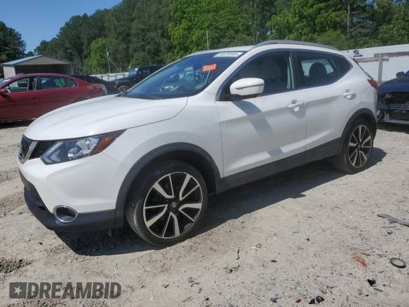 2017 Nissan Rogue SV with VIN JN1BJ1CR5HW109992, listed as a Copart auction lot 59020895 with 83,107 mi miles and Salvage title. Bid and sale history available at DreamBid. Image 1.