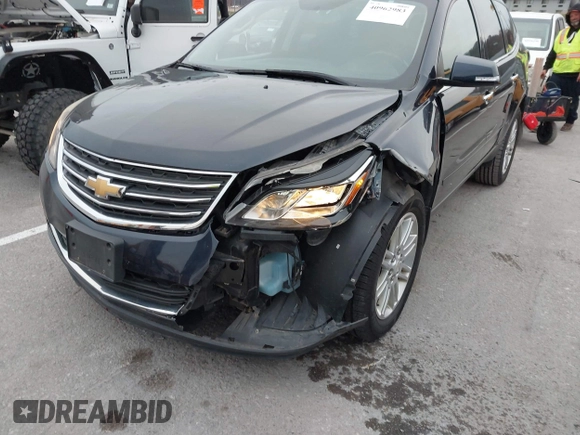 2015 Chevrolet Traverse LT with VIN 1GNKRGKD0FJ384167, listed as a IAAI auction lot 40962983 with 145,239 mi miles. Bid and sale history available at carsss.com. Image 6.