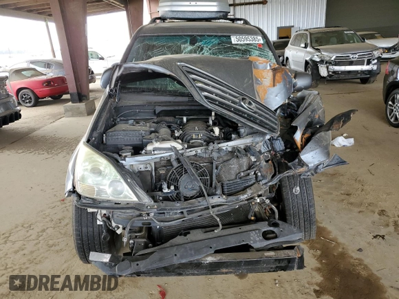 2005 Lexus GX 470 with VIN JTJBT20XX50073695, listed as a Copart auction lot 50595385 with 162,617 mi miles and Salvage Title. Bid and sale history available at carsss.com. Image 5.