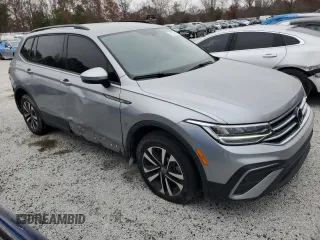 2023 Volkswagen Tiguan S with VIN 3VVRB7AX0PM107824, listed as a Copart auction lot 83444374 with 28,588 mi miles and Salvage title. Bid and sale history available at DreamBid. Image 4.