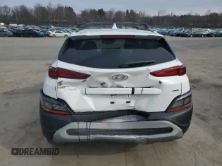 2023 Hyundai Kona SEL with VIN KM8K6CAB3PU058949, listed as a Copart auction lot 50837205 with 15,392 mi miles and Salvage Title. Bid and sale history available at carsss.com. Image 6.