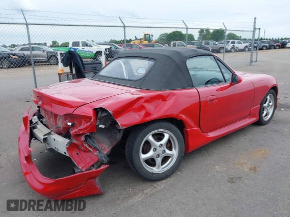 2002 Mazda MX-5 Miata Cloth with VIN JM1NB353220229173, listed as a IAAI auction lot 42344106 with 153,242 mi miles and . Bid and sale history available at DreamBid. Image 4.
