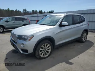 2015 BMW X3 xDrive28i with VIN 5UXWX9C51F0D57683, listed as a Copart auction lot 54089725 with 0 mi miles and Clean Title. Bid and sale history available at carsss.com. Image 1.