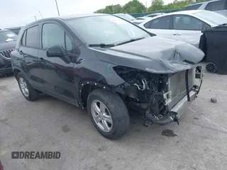 2020 Chevrolet Trax LS with VIN 3GNCJKSB7LL165868, listed as a IAAI auction lot 42337275 with 44,365 mi miles and . Bid and sale history available at DreamBid. Image 1.