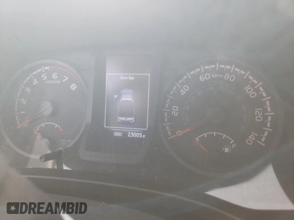 2023 Toyota Tacoma SR with VIN 3TYRX5GN2PT083718, listed as a Copart auction lot 49546035 with 23,005 mi miles and Salvage title. Bid and sale history available at DreamBid. Image 9.