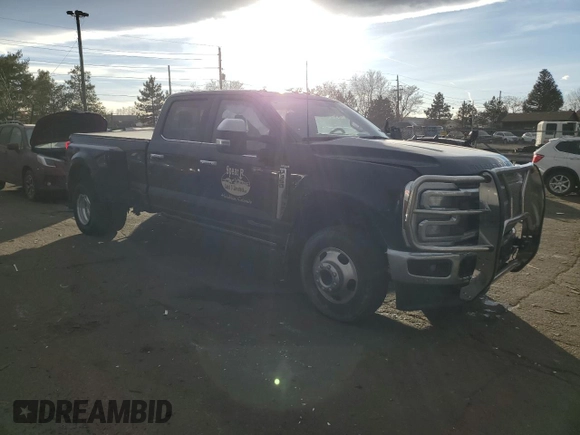 2024 Ford F-350 XL with VIN 1FT8W3DMXRED79167, listed as a Copart auction lot 84619434 with 15,711 mi miles and Salvage Title. Bid and sale history available at DreamBid. Image 4.