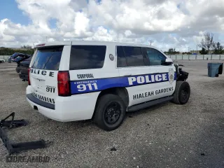 2019 Chevrolet Tahoe Commercial with VIN 1GNLCDEC4KR286262, listed as a Copart auction lot 80098354 with 36,983 mi miles and Non Repairable. Bid and sale history available at carsss.com. Image 3.