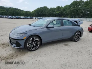 2023 Hyundai IONIQ 6 SEL with VIN KMHM34AC3PA037651, listed as a Copart auction lot 65140724 with 1,461 mi miles and Salvage Title. Bid and sale history available at carsss.com. Image 1.