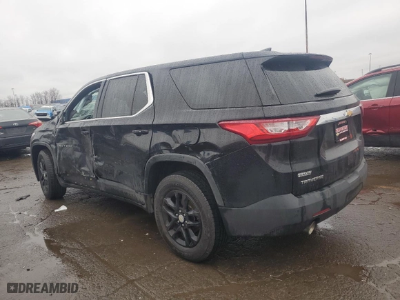2018 Chevrolet Traverse LS with VIN 1GNERFKW9JJ159585, listed as a Copart auction lot 83582544 with 80,525 mi miles and Salvage Title. Bid and sale history available at carsss.com. Image 2.