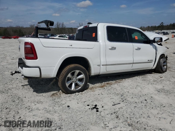 2020 Ram 1500 Limited with VIN 1C6SRFHT9LN370216, listed as a Copart auction lot 49247865 with 0 mi miles and Salvage Title. Bid and sale history available at carsss.com. Image 3.