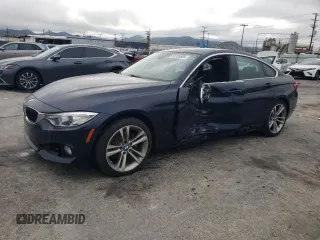 2016 BMW 4 Series 428i with VIN WBA4A9C58GG508225, listed as a Copart auction lot 51335885 with 56,566 mi miles and Salvage title. Bid and sale history available at DreamBid. Image 1.