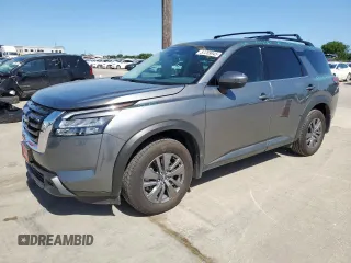 2024 Nissan Pathfinder SV with VIN 5N1DR3BB1RC296421, listed as a Copart auction lot 57289945 with 5,620 mi miles and Clean title. Bid and sale history available at DreamBid. Image 1.