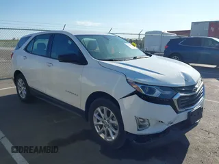 2019 Chevrolet Equinox LS z VIN 3GNAXHEV2KS562553, wystawiony jako IAAI lot #42300952 z przebiegiem 51 732 mil mil oraz . Historia ofert i sprzedaży dostępna na DreamBid. Obrazek 1.