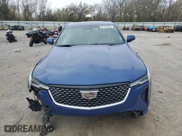 2020 Cadillac CT4 Premium Luxury with VIN 1G6DB5RL2L0127166, listed as a Copart auction lot 82152034 with 43,698 mi miles and Salvage Title. Bid and sale history available at carsss.com. Image 5.