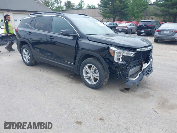 2023 GMC Terrain SLE with VIN 3GKALTEG0PL226446, listed as a IAAI auction lot 41957224 with 24,727 mi miles and . Bid and sale history available at DreamBid. Image 1.
