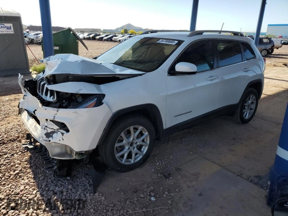 2017 Jeep Cherokee Latitude z VIN 1C4PJLCB5HW518205, wystawiony jako Copart lot #54788685 z przebiegiem 121 863 mil mil oraz Czysty tytuł • Clean title. Historia ofert i sprzedaży dostępna na DreamBid. Obrazek 1.