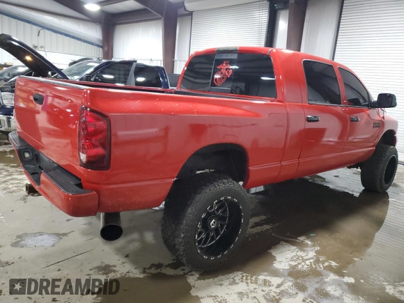 2007 Dodge 2500 Laramie with VIN 3D7KS29C47G750492, listed as a Copart auction lot 49661115 with 202,408 mi miles and Salvage Title. Bid and sale history available at DreamBid. Image 3.
