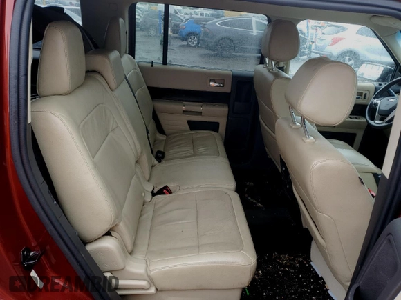 2014 Ford Flex SEL z VIN 2FMGK5C86EBD31786, wystawiony jako Copart lot #56174475 z przebiegiem 140 319 mil mil oraz Czysty tytuł • Clean title. Historia ofert i sprzedaży dostępna na DreamBid. Obrazek 10.