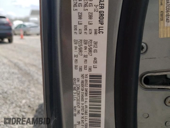 2012 Jeep Compass Sport with VIN 1C4NJCBA7CD618147, listed as a Copart auction lot 54951065 with 163,649 mi miles and Clean Title. Bid and sale history available at carsss.com. Image 13.