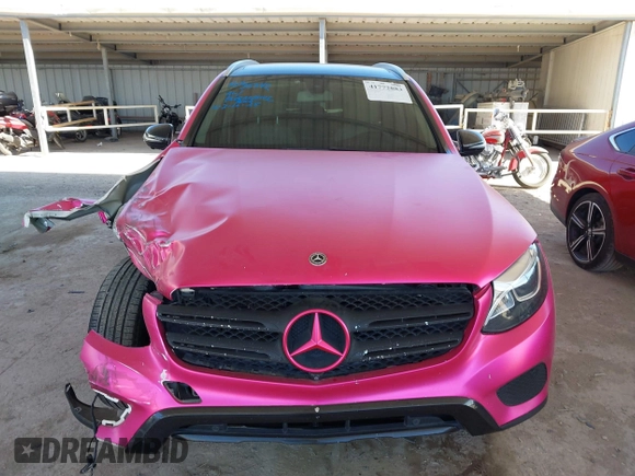 2018 Mercedes-Benz GLC 300 with VIN WDC0G4JB9JV048422, listed as a IAAI auction lot 41772883 with 143,331 mi miles and . Bid and sale history available at DreamBid. Image 12.