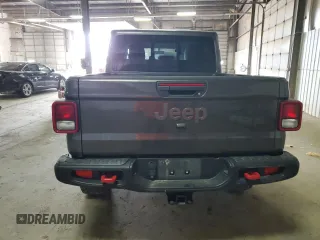 2021 Jeep Gladiator Rubicon with VIN 1C6JJTBG6ML579391, listed as a Copart auction lot 54626145 with 38,847 mi miles and Salvage title. Bid and sale history available at DreamBid. Image 6.