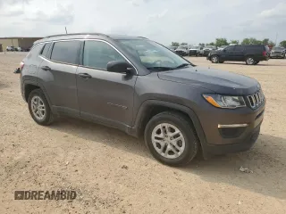 2019 Jeep Compass Sport with VIN 3C4NJCAB9KT614670, listed as a Copart auction lot 53198685 with 60,539 mi miles and Clean title. Bid and sale history available at DreamBid. Image 4.