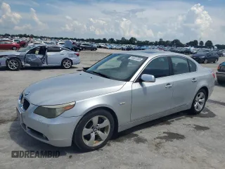 2007 BMW 5 Series 530i with VIN WBANE73537CM50979, listed as a Copart auction lot 64551385 with 173,859 mi miles and Salvage title. Bid and sale history available at DreamBid. Image 1.