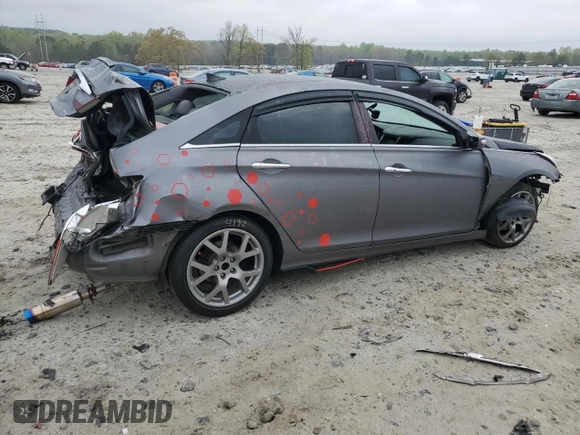 2012 Hyundai Sonata Limited with VIN 5NPEC4ACXCH350420, listed as a Copart auction lot 51709535 with 268,809 mi miles and Salvage Title. Bid and sale history available at carsss.com. Image 3.