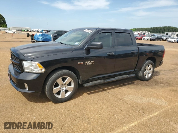 2015 Ram 1500 Express with VIN 1C6RR6KT3FS703202, listed as a Copart auction lot 53130255 with 111,466 mi miles and Salvage title. Bid and sale history available at DreamBid. Image 1.