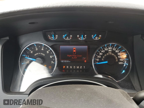 2014 Ford F-150 XL with VIN 1FTFX1ET5EKE99159, listed as a Copart auction lot 58638815 with 82,120 mi miles and Salvage title. Bid and sale history available at DreamBid. Image 9.