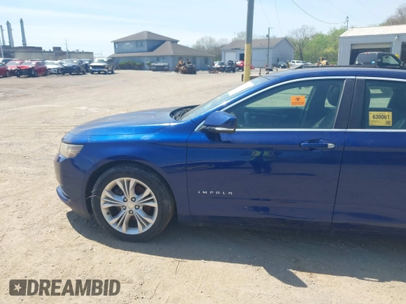 2014 Chevrolet Impala LT with VIN 1G1115SL3EU109535, listed as a IAAI auction lot 42099118 with 120,295 mi miles and . Bid and sale history available at DreamBid. Image 14.
