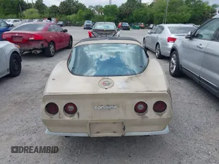 1982 Chevrolet Corvette with VIN 1G1AY0781C5107793, listed as a IAAI auction lot 41869575 with 34,889 mi miles. Bid and sale history available at carsss.com. Image 16.