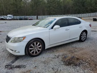 2007 Lexus LS 460 with VIN JTHBL46F675002799, listed as a Copart auction lot 51821745 with 158,350 mi miles and Clean Title. Bid and sale history available at carsss.com. Image 1.