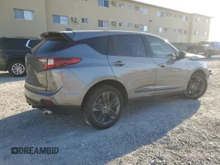 2023 Acura RDX w/A-Spec Package with VIN 5J8TC1H65PL008415, listed as a Copart auction lot 48264605 with 30,333 mi miles and Salvage title. Bid and sale history available at DreamBid. Image 3.