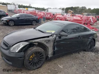 2006 Infiniti G35 Coupe with VIN JNKCV54E16M722272, listed as a IAAI auction lot 41839803 with 162,655 mi miles. Bid and sale history available at carsss.com. Image 6.