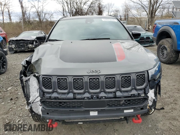 2024 Jeep Compass Trailhawk с VIN 3C4NJDDNXRT590322, выставлен на аукционе Copart как лот 53603855 с пробегом 13 232 миль миль и Списание • Salvage title. История ставок и продаж доступна на DreamBid. Изображение 5.