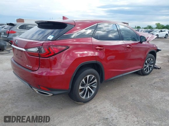 2022 Lexus RX 350 with VIN 2T2HZMAA0NC256932, listed as a IAAI auction lot 42179918 with 24,790 mi miles and . Bid and sale history available at DreamBid. Image 4.