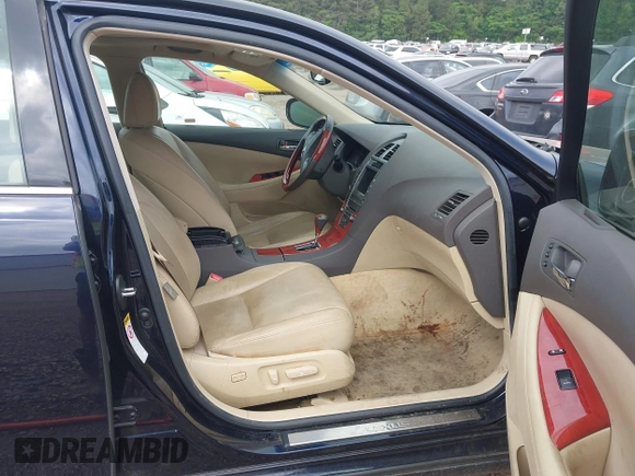 2007 Lexus ES 350 with VIN JTHBJ46G772115712, listed as a IAAI auction lot 42122321 with 115,006 mi miles. Bid and sale history available at carsss.com. Image 5.