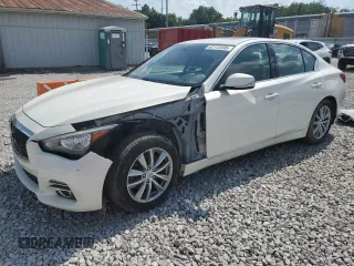 2014 Infiniti Q50 Sport with VIN JN1BV7AR1EM699013, listed as a Copart auction lot 62172595 with Not provided miles and Clean title. Bid and sale history available at DreamBid. Image 1.