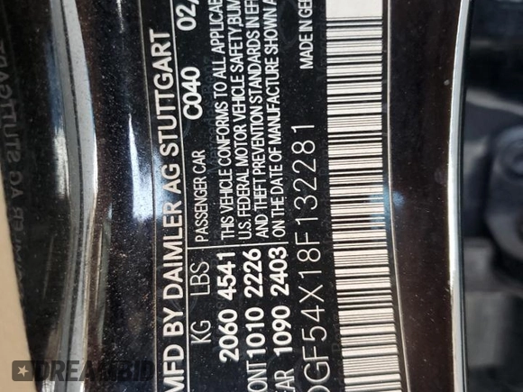 2008 Mercedes-Benz C 300 Sport with VIN WDDGF54X18F132281, listed as a Copart auction lot 63019685 with 188,914 mi miles and Salvage title. Bid and sale history available at DreamBid. Image 13.