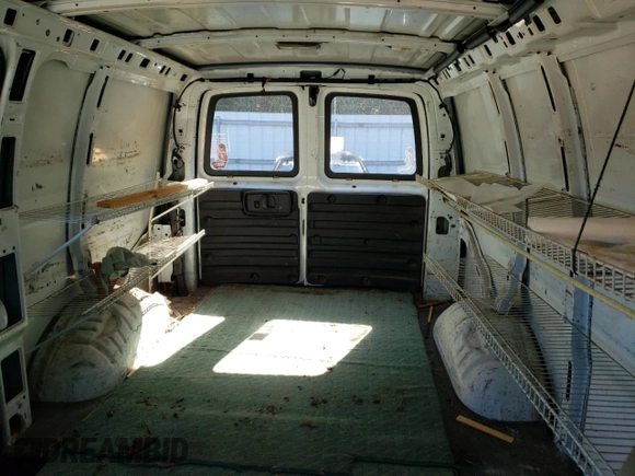 2006 Chevrolet Express Cargo Van with VIN 1GCGG25VX61197501, listed as a Copart auction lot 70395184 with 241,805 mi miles and Clean Title. Bid and sale history available at carsss.com. Image 10.