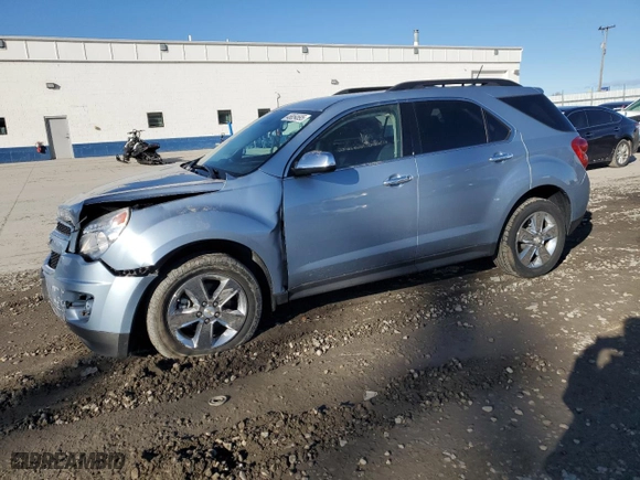 2014 Chevrolet Equinox LT with VIN 2GNFLFE31E6236055, listed as a Copart auction lot 46854695 with 57,190 mi miles and Salvage Title. Bid and sale history available at carsss.com. Image 1.