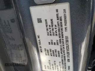 2020 Tesla Model 3 Performance z VIN 5YJ3E1ECXLF736151, wystawiony jako Copart lot #41789365 z przebiegiem 30 456 mil mil oraz Szkoda całkowita • Salvage title. Historia ofert i sprzedaży dostępna na DreamBid. Obrazek 14.