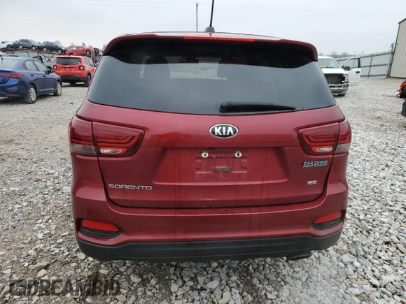 2020 Kia Sorento L with VIN 5XYPG4A39LG682627, listed as a Copart auction lot 44115135 with 114,995 mi miles and Salvage Title. Bid and sale history available at DreamBid. Image 6.