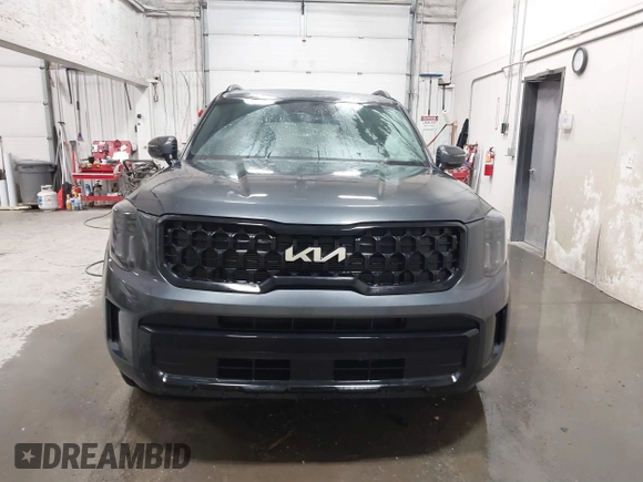 2024 Kia Telluride EX with VIN 5XYP3DGC2RG517918, listed as a IAAI auction lot 41599844 with 9,544 mi miles and . Bid and sale history available at carsss.com. Image 12.