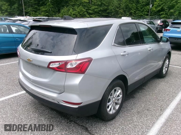 2020 Chevrolet Equinox LT with VIN 2GNAXJEV7L6231166, listed as a IAAI auction lot 42572055 with 24,491 mi miles and . Bid and sale history available at DreamBid. Image 8.