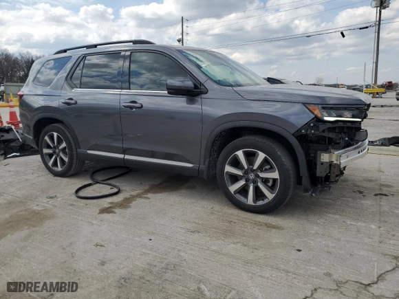 2024 Honda Pilot Touring with VIN 5FNYG1H71RB036980, listed as a Copart auction lot 47827115 with 5,646 mi miles and Salvage Title. Bid and sale history available at carsss.com. Image 4.